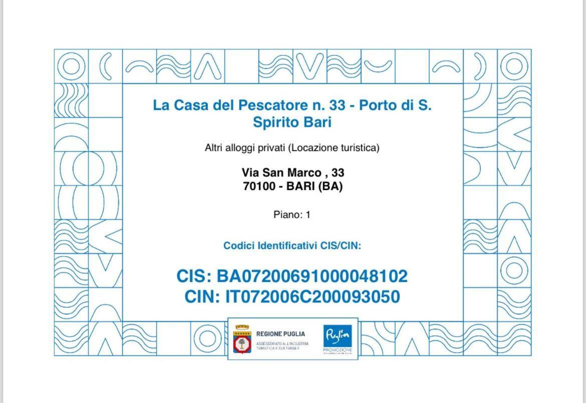 La Casa Del Pescatore N 33 - Porto Di St Spirito *
