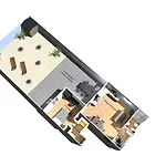 100 Sqm Terrace, Close To The Old Town & Shopping Area & Harbour