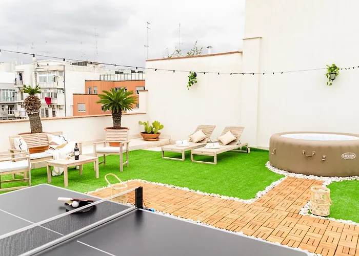 Apulialux Private 100Mq Rooftop Oasis W Jacuzzi