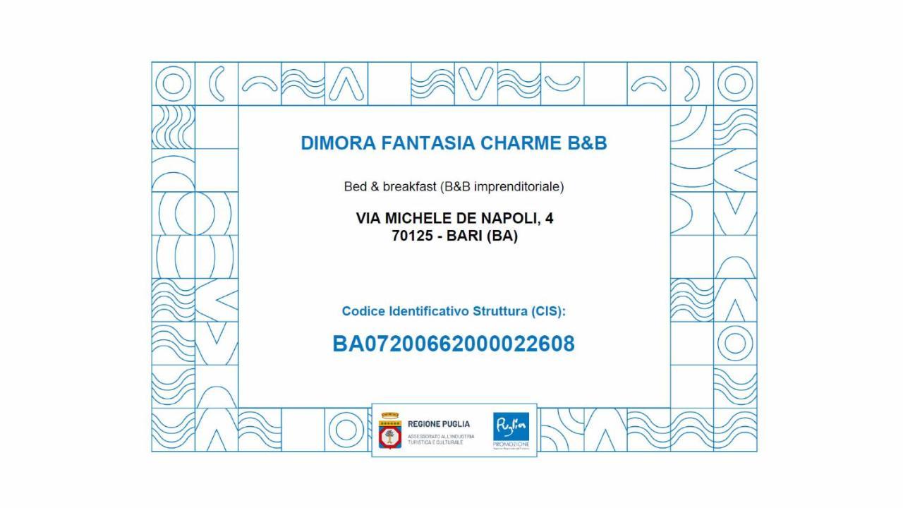 Acomodação com café da manhã  Dimora Fantasia Charme Bari