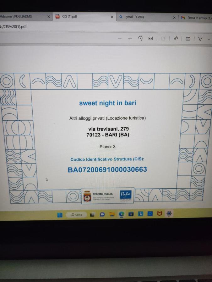 Sweet Night In * Bari