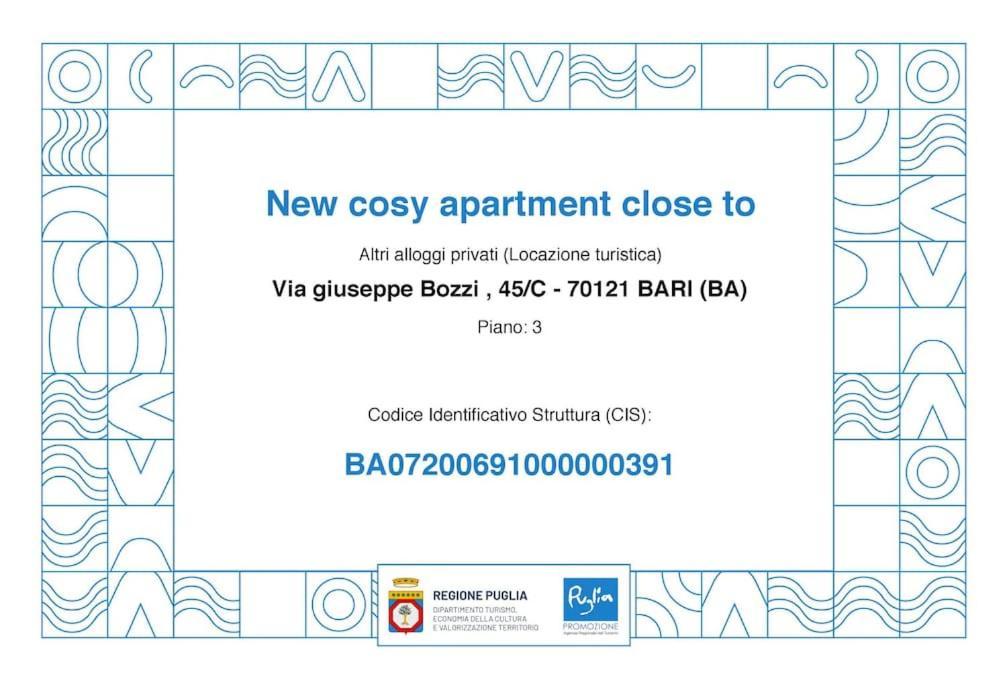 Apartment New Cosy Near To Petruzzelli Theatre *