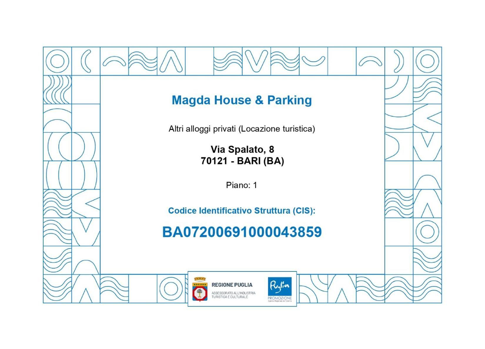 Magda House & Parking Appartamento Bari