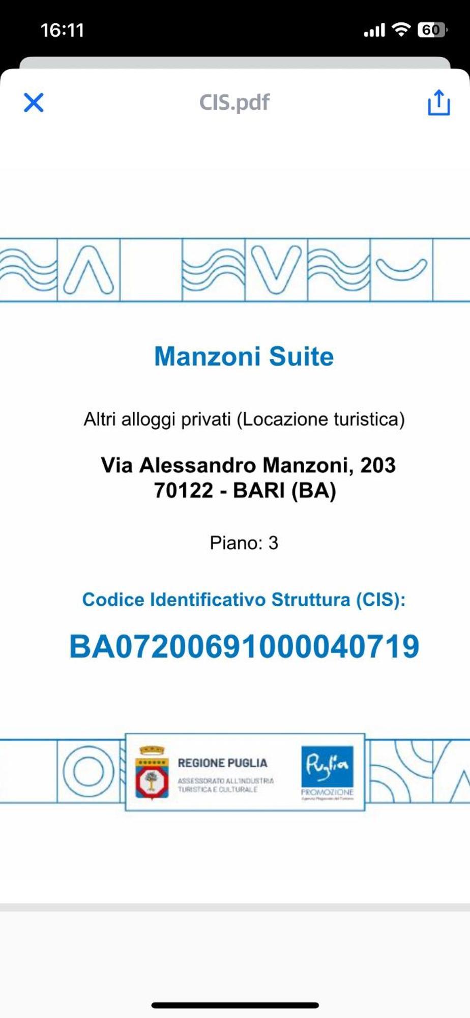 Manzoni * Bari